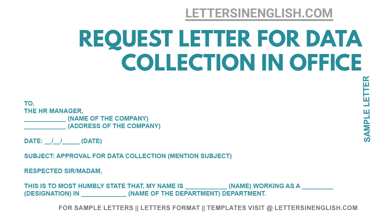 request letter for research data collection