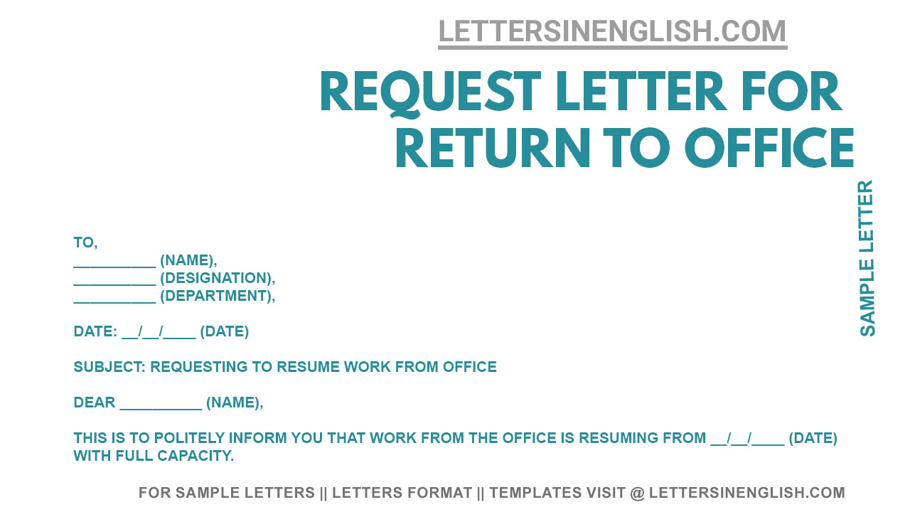 Return To Work Letter Sample Laurel Domingo