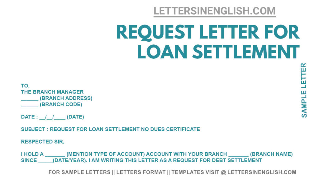 Request Letter to Bank for Debt Refinancing - Sample Letter Requesting ...