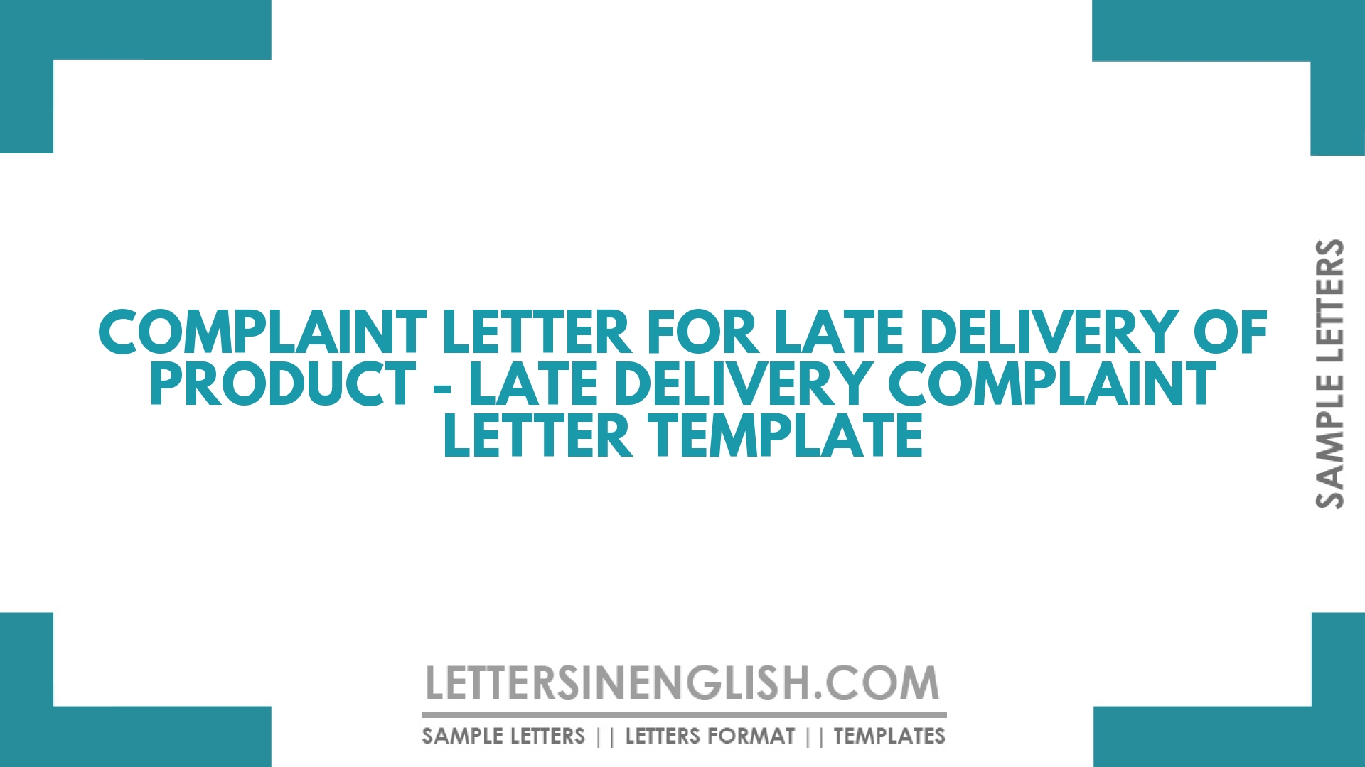 complaint-letter-for-late-delivery-of-product-late-delivery-complaint