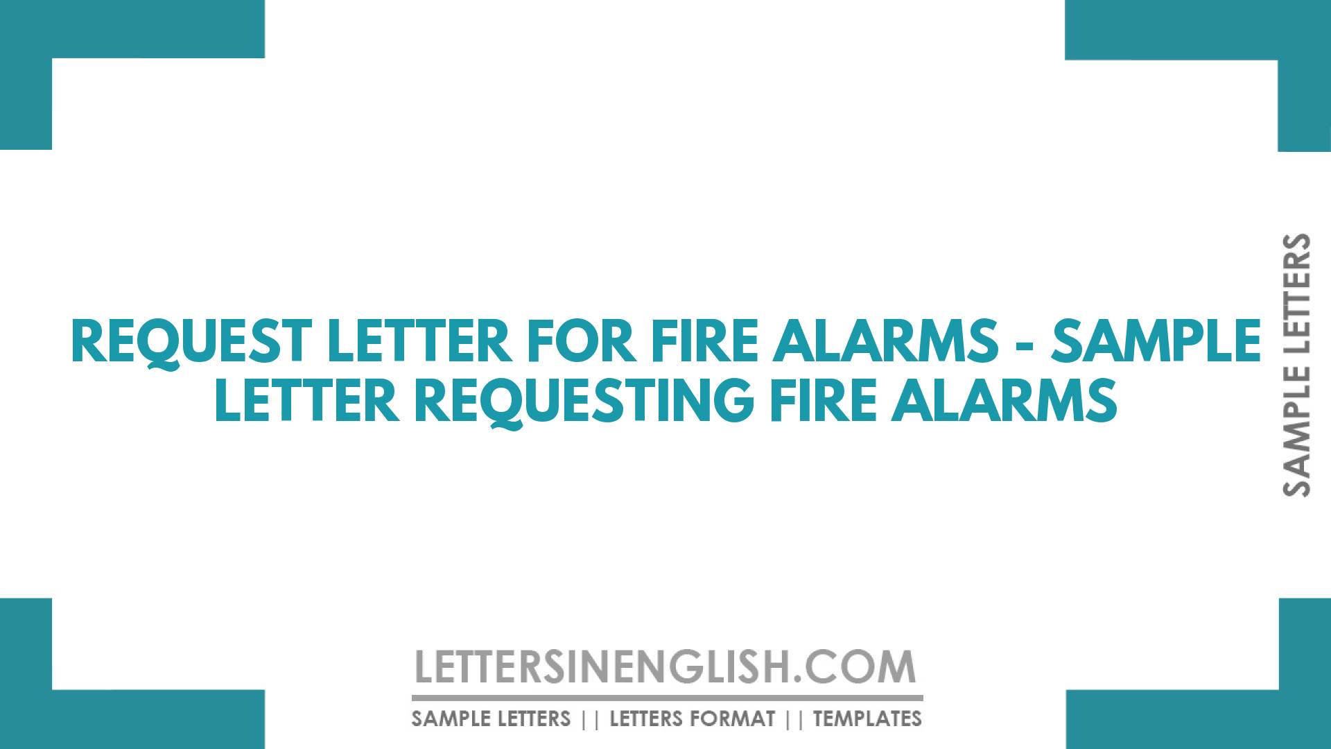 Request Letter For Fire NOC - Sample Letter Requesting For Fire No ...