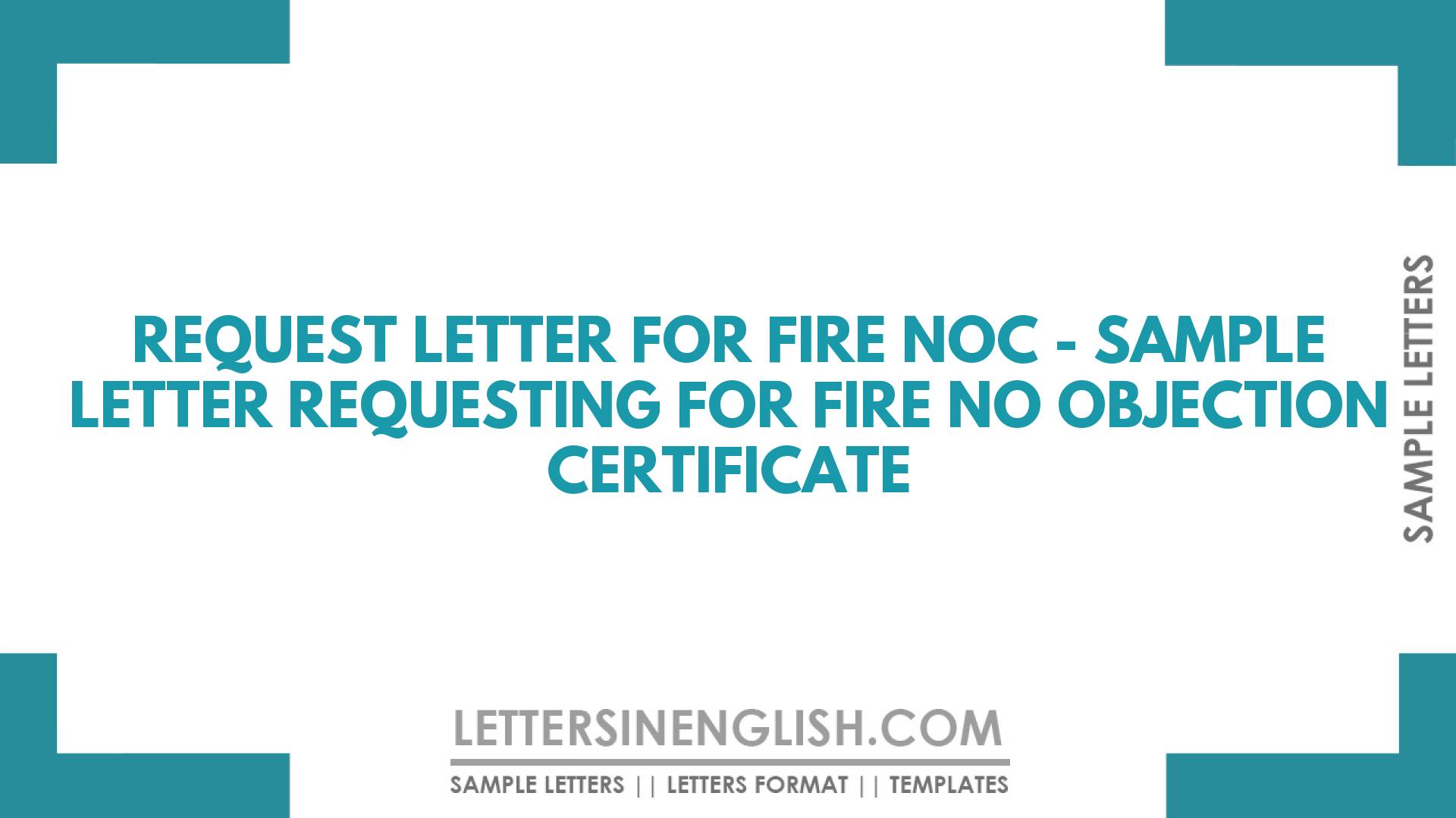 Example Of Request Letter For Fire Safety Training